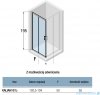 Novellini Kali AH kabina kwadratowa 105x105 profile czarne KALIAH101L-1H/KALIAH101L-1H